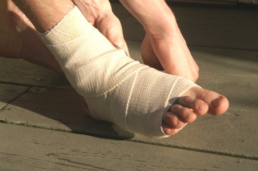 Wrapping of Sprained Ankle